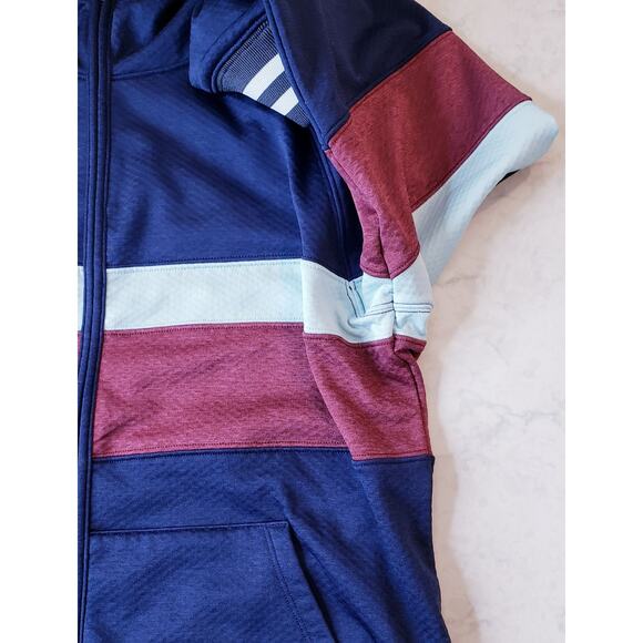 COTOPAXI Bandera Crew Full Zip Hoodie Jacket Blue Burgundy Women's Small ~ EUC - Picture 4 of 12